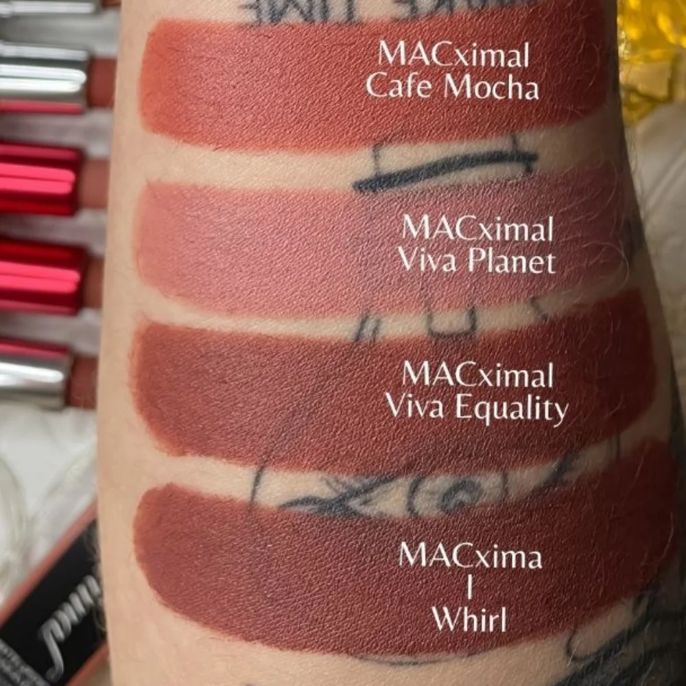 Macximal Silky Matte Viva Glam Lipstick Viva Planet Beige Mauve Brand New in Box
